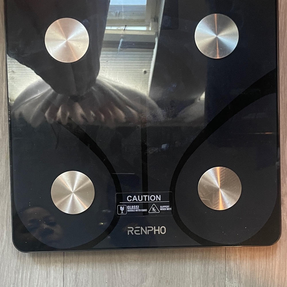 RENPHO Black Digital Body Weight Scale